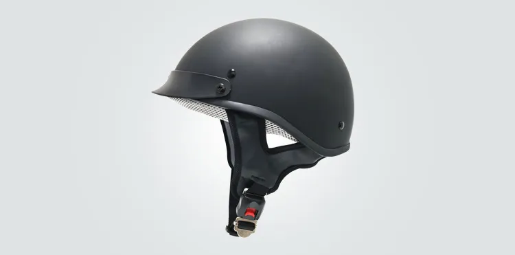 MOTORCYCLE HALF HELMET HARLEY MEN WOMEN RACING RIDING GEAR HEAD