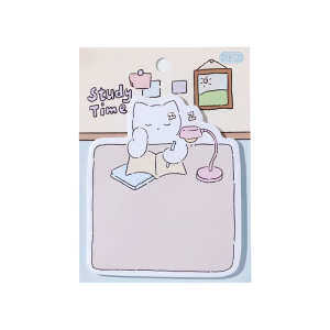 Playful Animal Patterned Stick Note For Wall Messages School Classroom Decoration Note Paper Pad