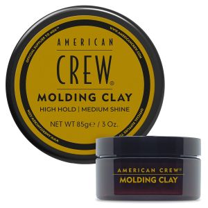 American Crew Mens Hair Molding Clay Like Styling Gel with Strong Hold & Medium Shine 3 oz