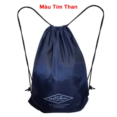 Balo Dây Rút Unisex Đựng Đồ Đa Năng Túi Gấp Túi Dây Rút Vải Dù Chống Thấm Nước Chính Hãng Amalife