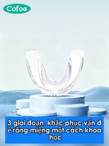 Cofoe Dụng Cụ Chỉnh Nha Niềng Răng Trong Suốt Bảo Vệ Răng Chống Mài Mòn