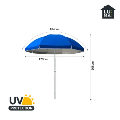 Payung Tenda Jualan Diameter Jumbo Lapak Bazar Cafe Outdoor Tenda Booth Anti UV Parasol Kuat