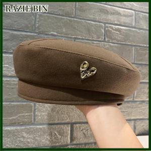 RAZIE BIN Cotton Women Berets Winter Hats Vintage French Plaid Top Cap Painter Hat Autumn Winter Street Octagonal Beret Caps