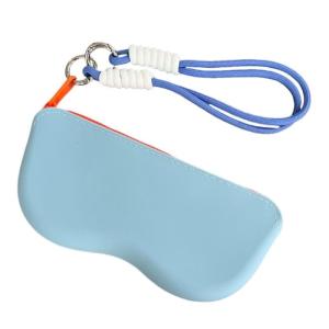 Contrast Color Sunglasses Case Silicone Glasses Box Pencil Holders Easy to Carry For Students Office Workers