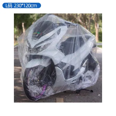 AUTOFun Motorcycle Cover Tough Plastic Thick Durable Elastic Bike Cover