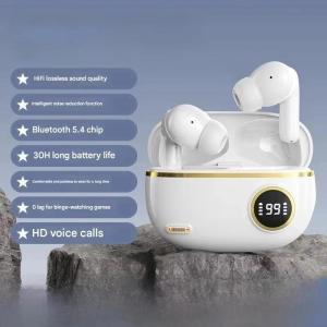หูฟังไร้สายหูฟังไร้สาย TWS Bluetooth 5.4 ตัดเสียงรบกวนหูฟัง IPX5 กันน้ำหูฟังไร้สายแบบพกพา