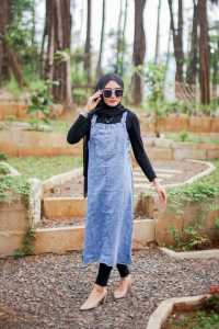 baju overall jumpsuit  jeans wanita terbaru 2021