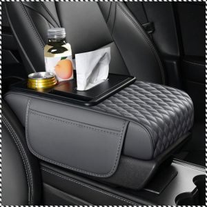 Storage Seat Polymer Cell Phone Holder Storage Box Mat Non-slip and Stain Resistant Armrest Box Pad