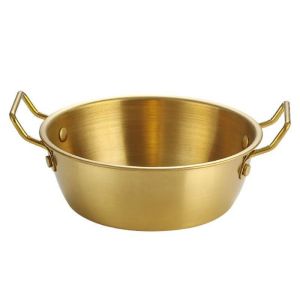 SIRENXI Hàn Quốc 1 cái Hai tai Chống bỏng Bộ đồ ăn nhà bếp Hộp đựng thực phẩm Bát rượu gạo Đĩa đựng đồ ăn nhẹ Bát ăn