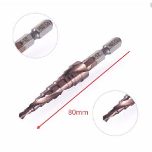 Mũi Khoan Tháp xoắn siêu cứng HSS khoan sắt thép inox - 32mm Phủ Titanium Rãnh Xoắn Chuôi Lục Giác