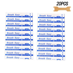 10/20 PCS Breath Right Nasal Strips to Anti Snoring  Easier Relieve Nose Congestion & Reduce Snoring Ventilation Nasal Patches Stop Snoring Stickers