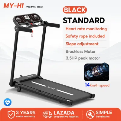 Treadmill Auto Incline Treadmill 16KM/H Heavy Duty Foldable Electric Running Machine Walking Pad Indoor Exercise Machine for Gym