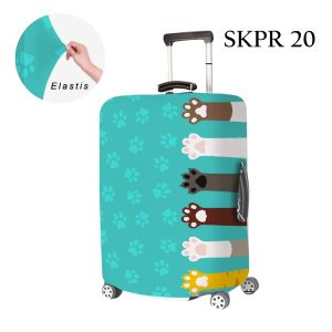 Sarung Koper 24 Inch 20 28 18 Elastis Luggage Cover Pelindung Kode SKPR 20
