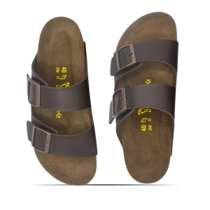SURE FEET Healthy Sandals (SF1003) | Navy Brown Black Yellow x White | Comfortable & Supportive Orthopedic Sandals