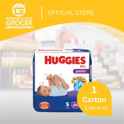 [Klang Valley] Huggies Dry Pants SJP - S 4x66+4S