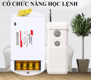 Bộ công tắc điều khiển từ xa không dây Honest 6220ZRD 30A khoảng cách 1KM HÀNG NHẬP KHẨU CHÍNH HÃNG bắt sóng xa độ bền cao cong tac dieu khien tu xa cong tac wifi