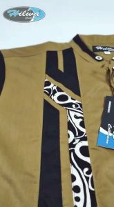 Desain Kemeja Koko Dewasa Lengan Panjang Motif Sinergi Ukuran S M L XL XXL