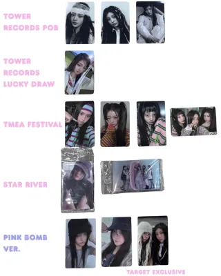 [PHOTOCARD] ILLIT Bomb Tower Records / TMEA / STAR RIVER POB Lucky Draw Album Photocard