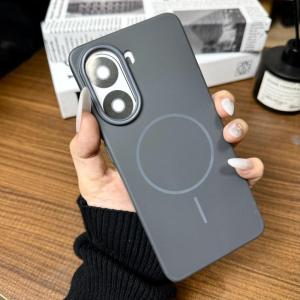 Ốp cho Xiaomi POCO X7 Pro Redmi TURBO 4 Pro POCO F7 màu trơn thân thiện với da Ốp cứng vỏ điện thoại MagSafe mỏng và nhẹ chống bám vân tay Ốp bảo vệ chống sốc