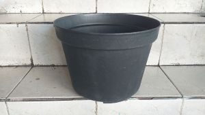 pot bunga 40 plastik hitam paket isi 12 pcs uk axbxt 34x25x26