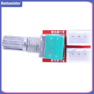 Volume Potentiometer Duplex 50K DIY Audio Power Amplifier Board with 300mm Shielded Wire Stereo Power Amplifier Module