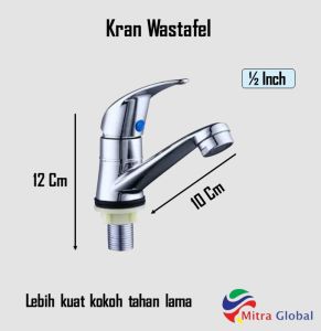 Keran Wastafel Cuci Tangan Kran Washtafel Jungkit Up Down / Kran Air Wastafel Baling Engkol Murah
