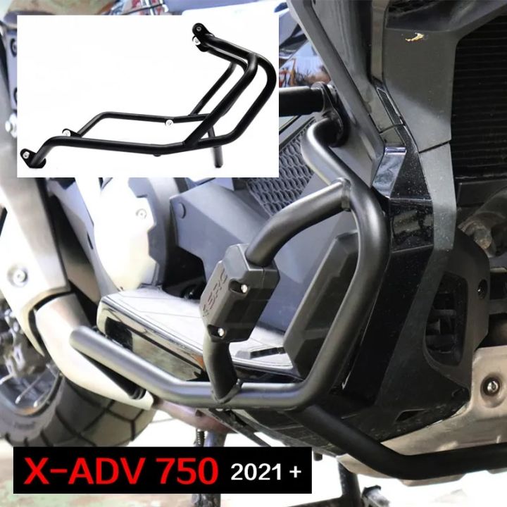 For HONDA X-ADV 750 XADV750 X-ADV750 2021-2025 2024 Motorcycle Engine Guard  Bumper Highway/Freeway Crash Bar Buffer Fuel Tank Protector Lazada PH