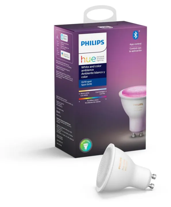 Philips%20Hue%20White%20Ambiance%20GU10%20(Bluetooth)%20Smart%20Light%20with%20App%20Control%20and%20Google%20Assistant%20/%20Homekit%20/%20Alexa%20/%20Zigbee%20ready%20-%20Image%204