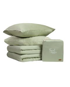 [NEW LAUNCH] KAPAS LIVING | Fitted Bedsheet Set with Duvet Cover | TENCEL Reserve | 500TC | Single Super Single Q King S.King