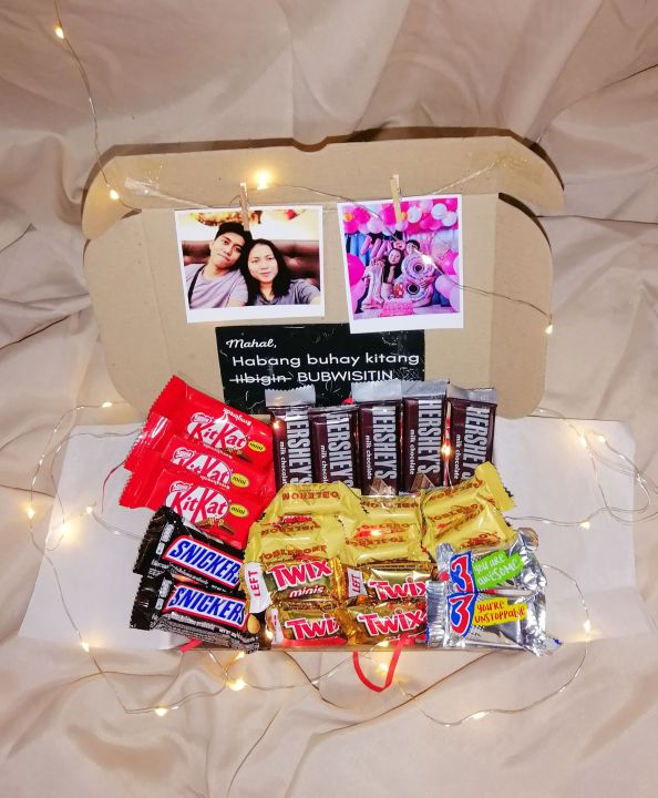 Assorted Chocolate Gift Box Package 23 FREE dedication sticker and ...