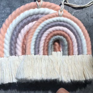 ChildrenS Room Decoration Handcrafted Rainbow Hangings for Home Room Decoration Gift for Birthday Parties Baby Showers