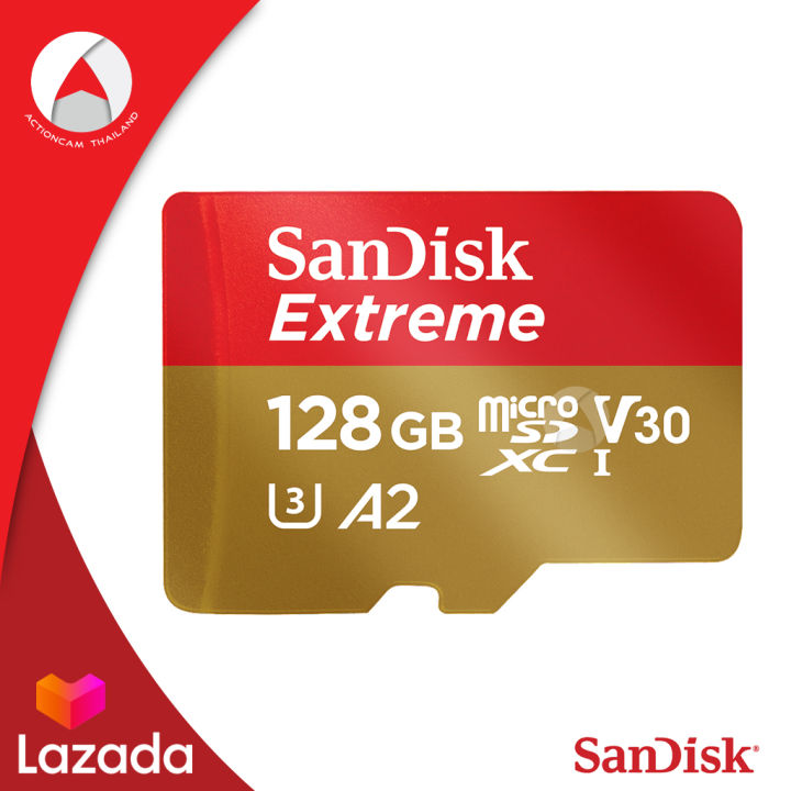 SanDisk Micro Sd Card Extreme 128GB SDXC อ่าน190Mb/S เขียน 90Mb/S ...