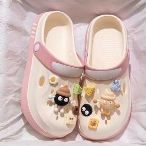 [Free Shipping] Clogs For Women 2025 Summer New Style Outdoor Wear EVA Non-Slip Odor-Resistant Thick-Soled Sandals For Women