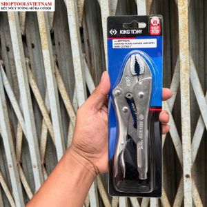 Kìm bấm chết 7 inch thép CR-MO Kingtony 6011-07R (Locking Pliers)