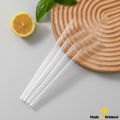 Borosilicate Glass Straw Set : Crystal Clear Sip - Clear Glass Straws, Eco-Friendly &  Reusable Straight & Bent Smoothie Straws comes with Cleaning Brush [Made For Drinkers]. 