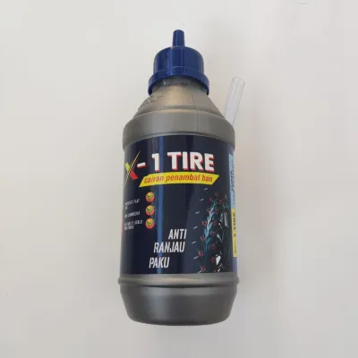 Cairan Anti Tubles Tubeless X- 1 Tire Anti Ban Bocor Cairan Penambal Ban Bocor Super Tyre Sealent 350ml