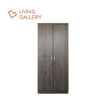 Living Gallery 2-Door Wardrobe | L80xW49xH180cm | Versatile Cabinet Design | Full Length Hanging | Easy To Assemble | LG 078. 