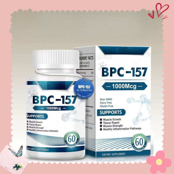 SAE BPC-157 Pro, BPC 157 Peptide Capsule New Compound 60 Grain Energy ...