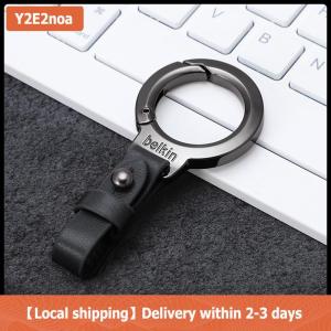 【Local shipping】 Personalized Anti Loss Key Pendant Leather Keychain Car Key Holder Portable Carabiner Waist Belt Buckle Durable Key Ring For Men