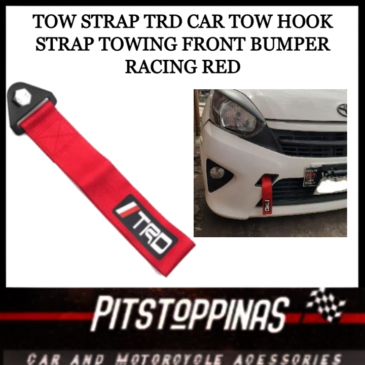 Brand New Trd High Strength Red Tow Towing Strap Hook For Front / REAR – JK  Racing Inc