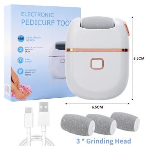 Electric Foot File Callus Remover Pedicure Tool Dry Skin Exfoliating Rechargeable Home Care