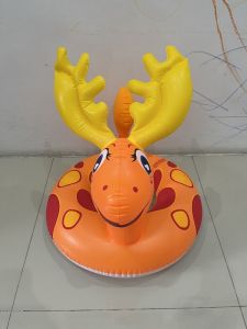 PELAMPUNG RENANG BULAT ANAK MOTIF RUSA BENTUK DONAT SWIMMING POOL KOLAM BERENANG