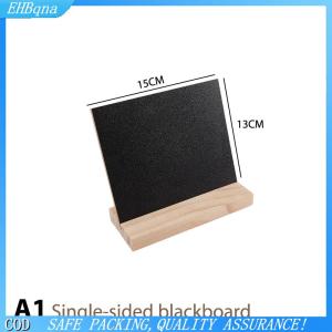 [COD] Message Board Display Sign Wooden Base Price Tag Black Chalkboards Memo Bar