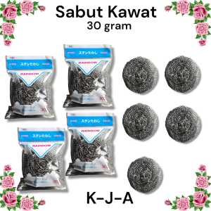 Sabut Kawat 30/15 gram Stainless Cuci Piring / Spons Kawat / Sikat Serabut