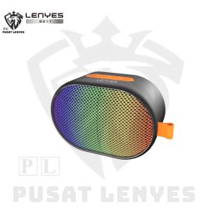 S211 - Speaker LENYES S-211 LED Colorfull Lights Wireless Speaker Bluetooth 5.3 Portable Hifi Sound Quality TWS