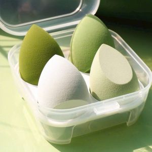 Set 4 Mút Trang Điểm Beauty Blender Kèm Hộp – Bông Makeup Sponge Tán Nền Cushion Không Ăn Phấn Siêu Mịn