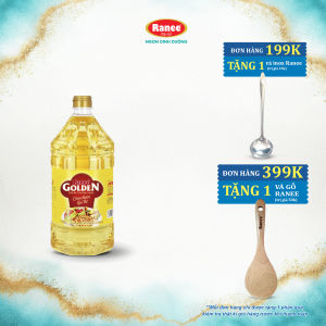 {Đơn 199k tặng vá inox -399k tặng vá gỗ} Dầu ăn thượng hạng Ranee Golden 2 lít