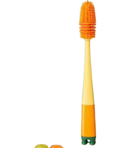 Bottle Cleaning Brush Set Long Handle Silicone Cleaner Brushes Thermos Lid Cup Drinking Straw Bottles