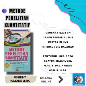 METODE PENELITIAN KUANTITATIF ~ PUSTAKA SETIA