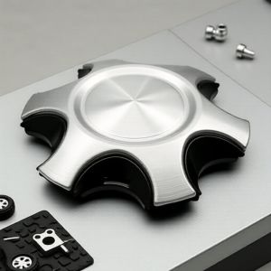 Wheel Hub Center Cap for Toyota Fortuner 17 Inch Rim Chrome Finish Dustproof Decorative Cover